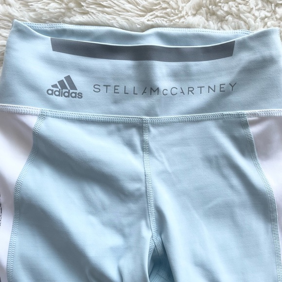 NWT Stella McCartney x Adidas Blue Snakeskin Leggings - Picture 7 of 8